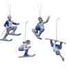Appendino Per Albero Di Natale Sciatore Con Sci E Snowboard