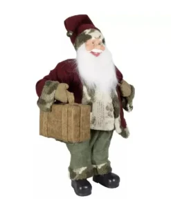 Babbo Natale Con Valigia 80 Cm