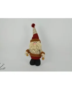 Babbo Natale Juta Con Sci 48Cm