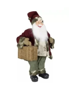 Babbo Natale Tim 60 Cm Con Valigia
