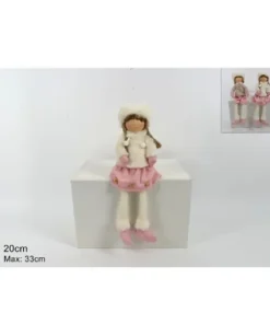 Bambola Seduta 20Cm 2Varianti 1Pz