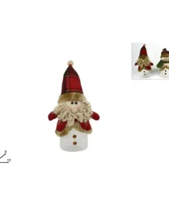 Barattolo Babbo Natale O Pupazzo Di Neve 1Pz