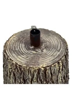 Base Piccola Effetto Tronco O33 X H35 Cm Per Albero Di Natale 150Cm - 180Cm