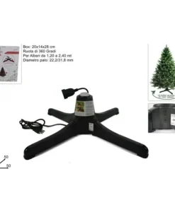Base Rotante Per Albero Di Natale 20X50X50 Cm