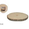 Base Tronco In Legno Naturale O34Cm