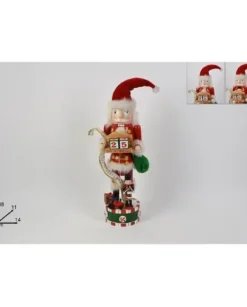 Calendario Soldato Schiaccianoci In Legno 14 X 38
