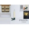 Candela A Batteria Con Pinzetta Per Albero Di Natale 3.5X1.5X10Cm 20Pz