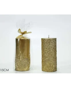 Candela Cilindro15 Cm 2 Modelli Assortiti