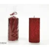Candela Cilindro 15 Cm Rossa 2 Modelli Assortiti