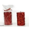 Candela Cilindro H10,5Cm Rossa 2Ass