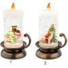 Candela Cn Effetto Nevicata Luce Led A Batteria