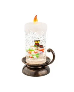 Candela Cn Effetto Nevicata Luce Led A Batteria