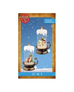 Candela Cn Effetto Nevicata Luce Led A Batteria