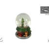 Carillon Ampolla Con Babbo Natale E Scenario 16 Cm