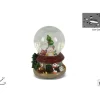 Carillon Ampolla Con Babbo Natale 16 Cm