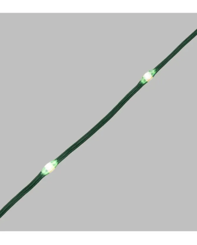 Catena Lineare 600 Gocce Di Luce Led 360° Bianco Catena Lineare 45M Mt
