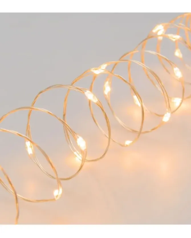 Catena Lineare 600 Microled Bianco Caldo 4+30M