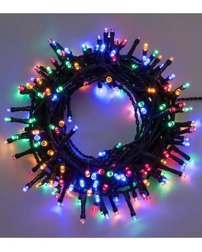 Catena Lineare Tl-C 200 Led Multicolor O5Mm Reflex, Memory Controller 8 Giochi