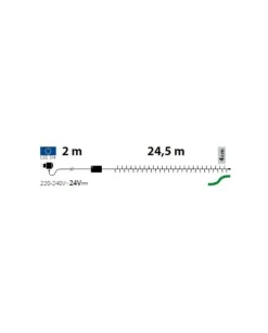 Catena Lineare Tle 600 Led Tradizionale 2+24,5M