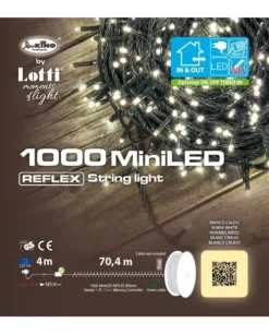 Catena Lineare Tlg 1000 Miniled Bianco Caldo 4+70,4M