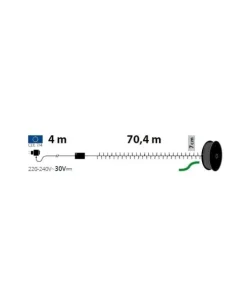 Catena Lineare Tlg 1000 Miniled Bianco Caldo 4+70,4M