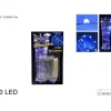 Catena Luci A Batteria 40 Led Luce Blu Per Albero Di Natale E Decorazioni