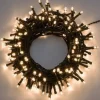 Catena Luci Bianco Caldo 500 Led 20 Mt Per Albero Di Natale