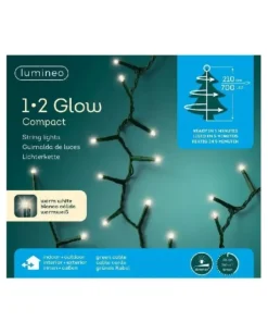 Catena Luci 700 Led Luce Bianco Caldo Per Albero Di Natale 210Cm