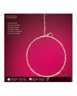 Cerchio Di Luce Micro Led Frame Light Metal Circle Fisso Da Esterno