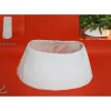 Copri Base Per Albero Di Natale In Pelliccia Bianca O62Cm