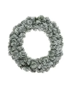 Corona Imperiale Innevata Al Copertocolore Green/Whitemisura Dia 60.00Cm