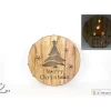 Decorazione Natalizia In Legno Con Luci Merry Christmas 29,5X3X29,5