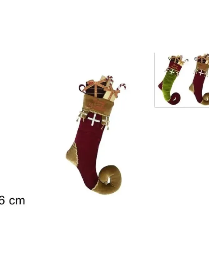 Decorazione Per Interno Calza Giullare Con Doni 66 Cm
