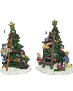 Decorazione Per Villaggio Natalizio Albero Di Natale