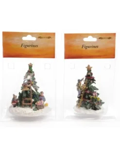 Decorazione Per Villaggio Natalizio Albero Di Natale