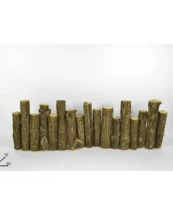 Decorazioni Steccato Di Legno Con Tronchi Per Albero Di Natale 80 Cm