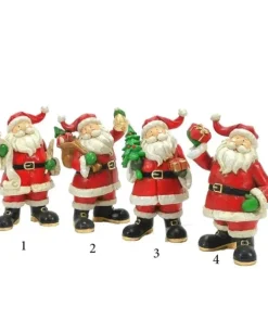 Decoro Natalizio Babbo Natale 19 Cm In 4 Varianti