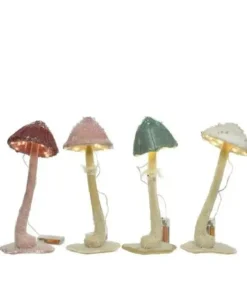 Decoro Per Albero Fungo Luminoso Con Led 30 Cm A Batteria