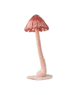 Decoro Per Albero Fungo Luminoso Con Led 30 Cm A Batteria