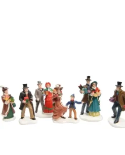 Figure Personaggi Villaggio Di Natale Giostrina