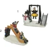 Figurine Per Villaggi,Paeseggi In Poliresina Playground Scenario Indoor 2Ass