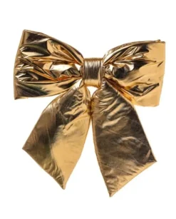 Fiocco 40X40Cm Oro Per Addobbo Natalizio