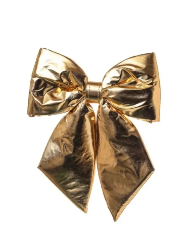 Fiocco 30X30Cm Oro Per Decorazioni Di Natale