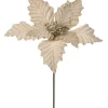Fiore 50Cm Champagne Per Decorazioni Di Natale