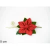 Fiore Rosso Natalizio 35Cm Per Decorazioni Di Natale