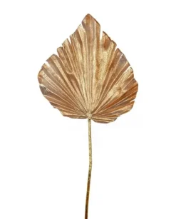 Foglia Di Palma 60Cm Oro Per Decorazioni Di Natale
