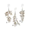 Foglia Di Plastica Glitter 3 Asscolore C