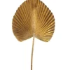 Foglia Fan Palma 53Cm Oro Per Decorazioni Natalizie