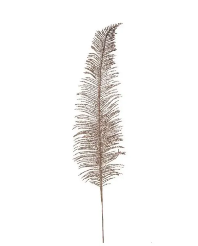 Foglia Felcina 39Cm Champagne Per Decorazioni Di Natale