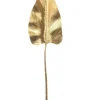 Foglia Philodendro 100Cm Oro Per Decorazioni Natalizie